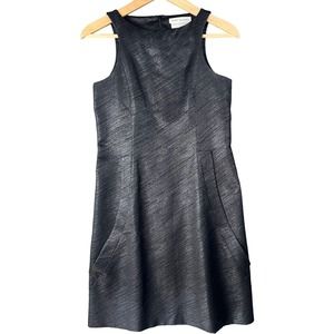 Behnaz Sarafpour Dress 2 Women’s Sleeveless Sheath Black Silk Blend